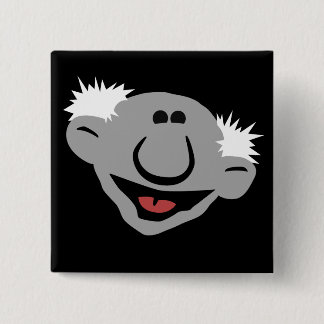 Bóton Quadrado 5.08cm O raio revê o crachá quadrado do raio