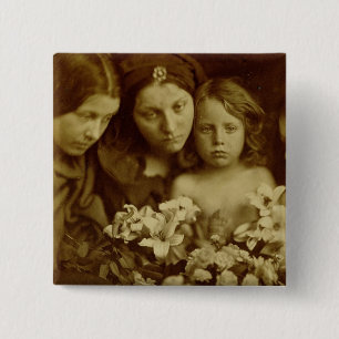 Bóton Quadrado 5.08cm O retorno após três dias, c.1865 (foto do sepia)