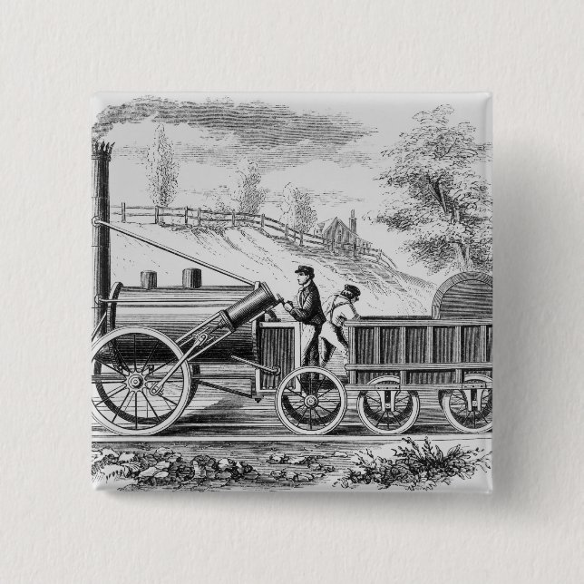 Bóton Quadrado 5.08cm 'O Rocket (Frente)