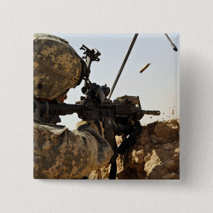 Bóton Quadrado 5.08cm o soldado contrata as forças inimigas