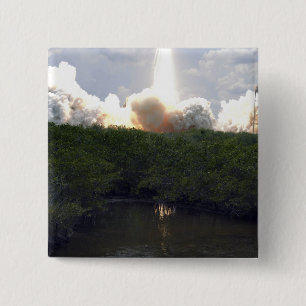 Bóton Quadrado 5.08cm O vaivém espacial Atlantis tira 14