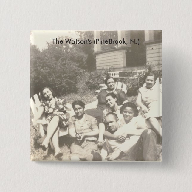 Bóton Quadrado 5.08cm O Watson (Frente)