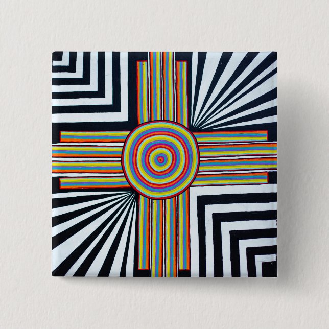 Bóton Quadrado 5.08cm O Zia de Laci (Frente)