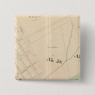 Bóton Quadrado 5.08cm Oakland, vizinhança 14