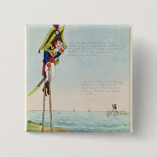 Bóton Quadrado 5.08cm Observações em cima dos Stilts