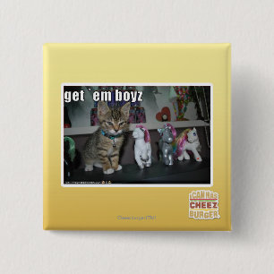 Bóton Quadrado 5.08cm Obtenha o boyz do em