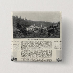 Bóton Quadrado 5.08cm Occidental, Califórnia