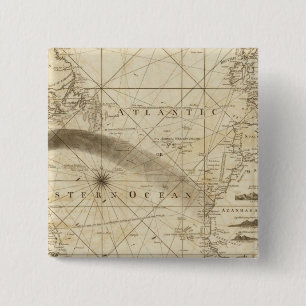 Bóton Quadrado 5.08cm Oceano Atlântico
