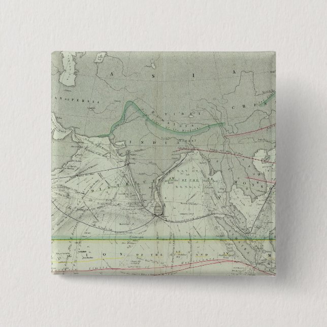 Bóton Quadrado 5.08cm Oceano Índico 2 (Frente)