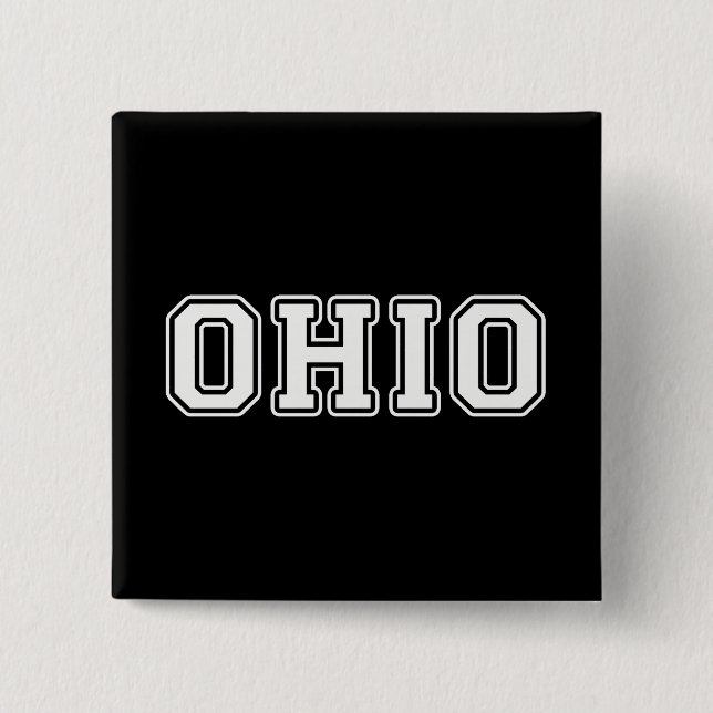 Bóton Quadrado 5.08cm Ohio (Frente)
