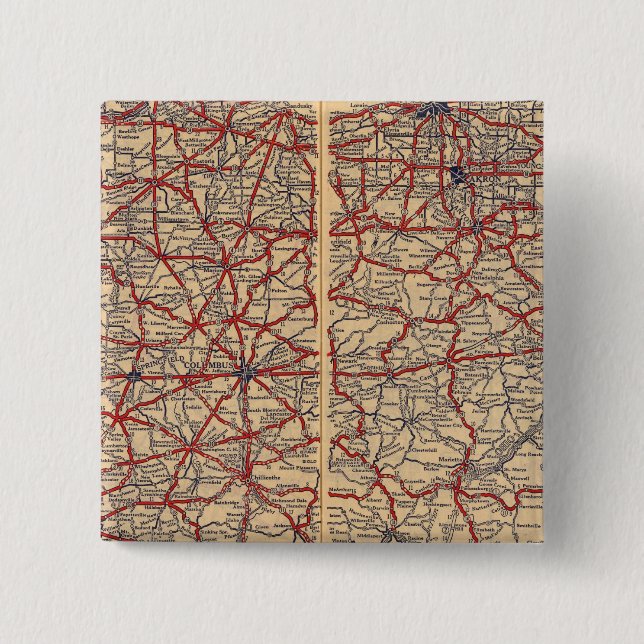 Bóton Quadrado 5.08cm Ohio 14 (Frente)