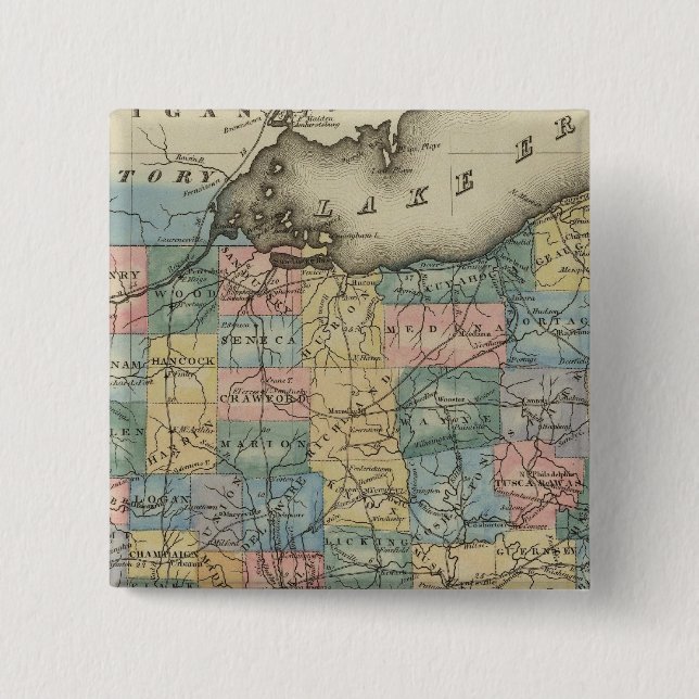 Bóton Quadrado 5.08cm Ohio 4 (Frente)