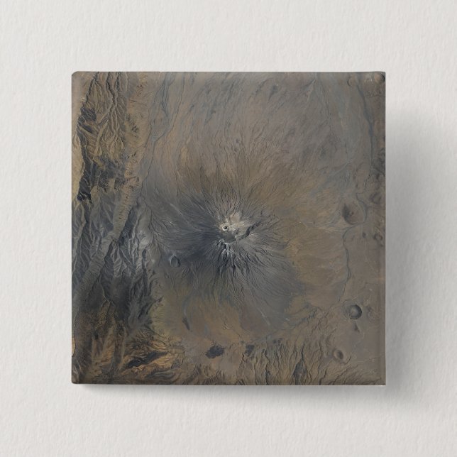 Bóton Quadrado 5.08cm Ol Doinyo Langai na Tanzânia (Frente)