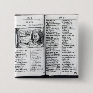 Bóton Quadrado 5.08cm 'Orbis Sensualium Pictus