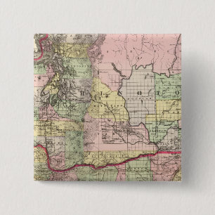 Bóton Quadrado 5.08cm Oregon, Washington