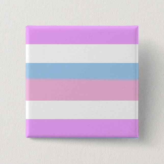 BÓTON QUADRADO 5.08CM ORGULHO DE INTERSEXED (Frente)