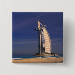 Bóton Quadrado 5.08cm Oriente Médio, Emirados Árabes Unidos, Dubai, Burj