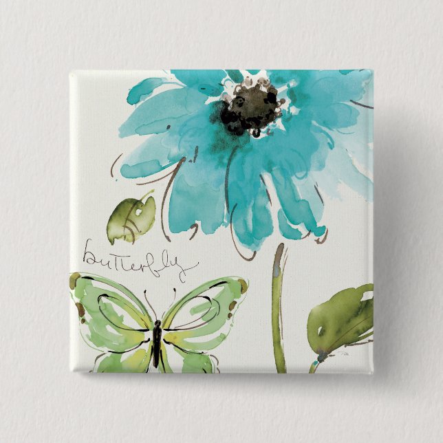 Bóton Quadrado 5.08cm Orvalho da manhã (Frente)