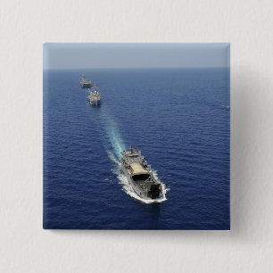Bóton Quadrado 5.08cm Os barcos do Armada de Republic of the Philippines