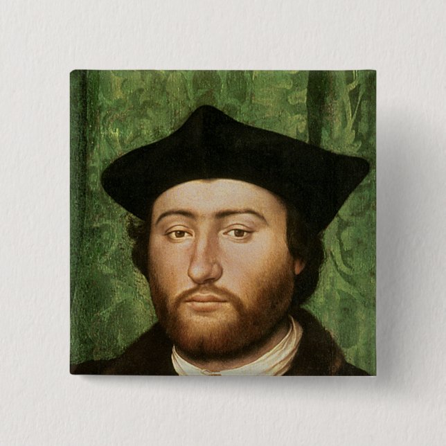 Bóton Quadrado 5.08cm Os embaixadores, 1533 (Frente)