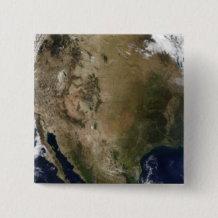 Bóton Quadrado 5.08cm Os Estados Unidos centrais e ocidentais