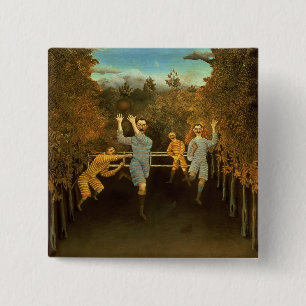 Bóton Quadrado 5.08cm Os jogadores de futebol, 1908 (óleo em canvas)