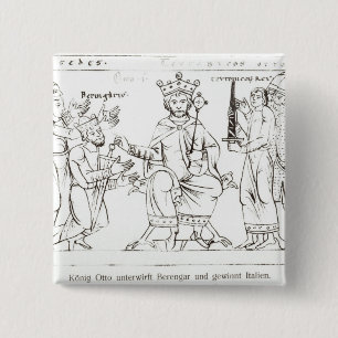 Bóton Quadrado 5.08cm Otto mim que submeto-me a Berenger II