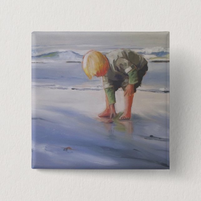 Bóton Quadrado 5.08cm Outra Shell de Excelente (Frente)