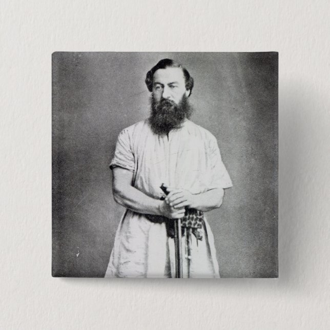 Bóton Quadrado 5.08cm Padeiro de Samuel, 1865 (Frente)