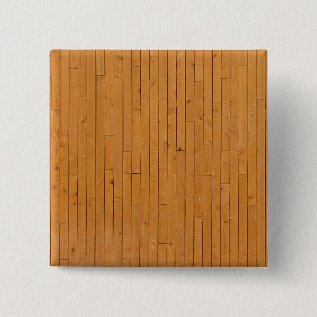 Bóton Quadrado 5.08cm Painéis de madeira (Frente)