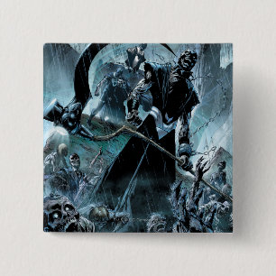 Bóton Quadrado 5.08cm Painel preto do corpo da lanterna
