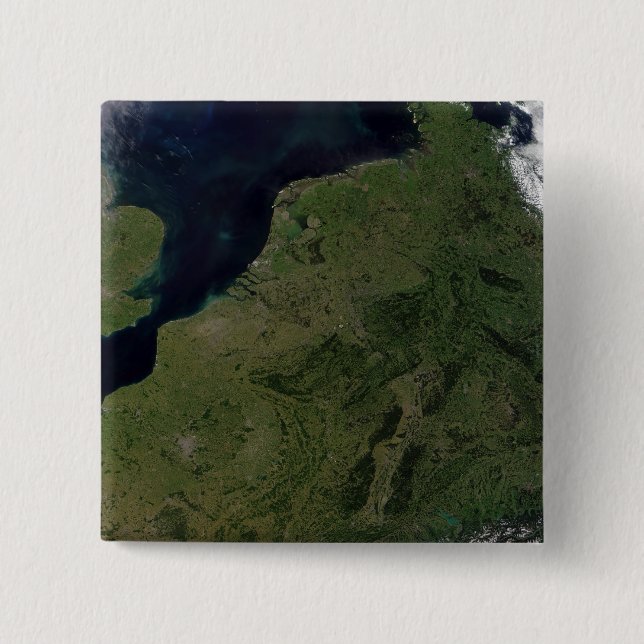 Bóton Quadrado 5.08cm Países Baixos (Frente)