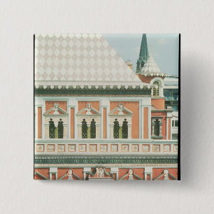Bóton Quadrado 5.08cm Palácio de Terem