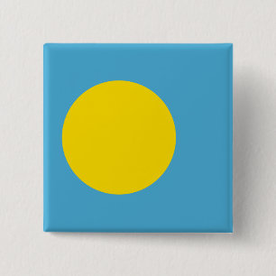 Bóton Quadrado 5.08cm Palau Flag