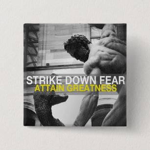 Bóton Quadrado 5.08cm Palavras Motivacionais