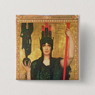 Bóton Quadrado 5.08cm Pallas Athena