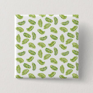 Bóton Quadrado 5.08cm Palmeiras tropicais