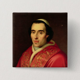 Bóton Quadrado 5.08cm Papa Pius VII