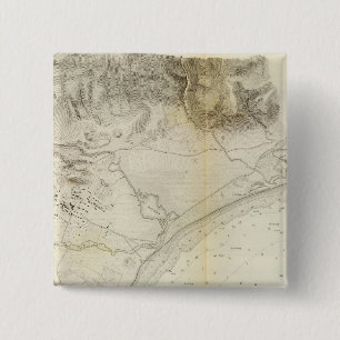 Bóton Quadrado 5.08cm Papais noeis Barbara, Califórnia