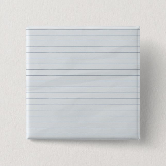 Bóton Quadrado 5.08cm Papel ligado (Frente)