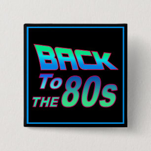 Bóton Quadrado 5.08cm Para o botão 80s 1