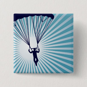Bóton Quadrado 5.08cm paraquedismo