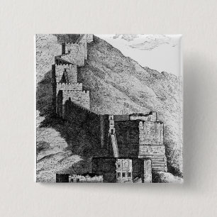Bóton Quadrado 5.08cm Paredes de Antioch, 1894