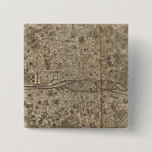 Bóton Quadrado 5.08cm Paris França