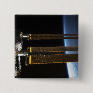 Bóton Quadrado 5.08cm Parte da Estação Espacial Internacional 2