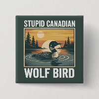 Passaro Lobo Canadense Idiota Animal Sarcástico