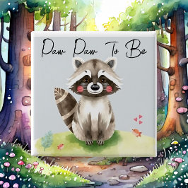 Bóton Quadrado 5.08cm Pata De Pata Da Madeira A Chá de fraldas