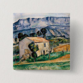 Bóton Quadrado 5.08cm Paul Cezanne - Casa em Provença