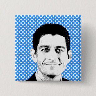 Bóton Quadrado 5.08cm Paul Ryan