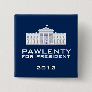 Bóton Quadrado 5.08cm Pawlenty 2012